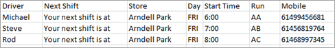 example of bulk .CSV file format